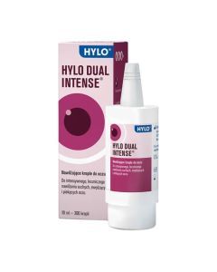 Hylo Dual Intense, krople do oczu nawilżające z ektoiną, 10 ml