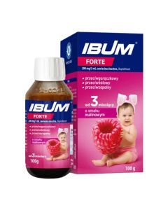 Ibum Forte, 200 mg/5ml, zaw.doust., sm.malinowy, 150 g