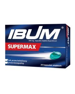 Ibum Supermax, 600 mg, kaps.miękkie, 20 szt