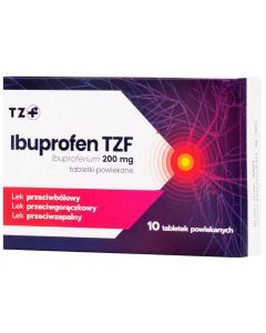 Ibuprofen TZF, 200 mg, tabl.powl., 10 szt