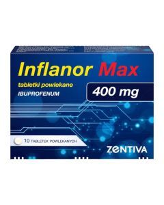 Inflanor Max, 400 mg, tabl.powl., 50 szt