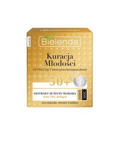 Bielenda Kuracja Młodości 50+, Liftingujący krem przeciwzmarszczkowy na dzień noc, 50 ml