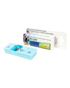 Kasetka, dozownik,do lekow,Elena Mini,4-kom, 1szt