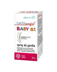 Lactoangin Baby, spray, do gardla, sm.maliny, 30 g