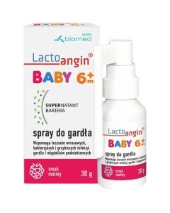 Lactoangin Baby, spray, do gardla, sm.maliny, 30 g