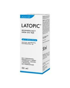 Latopic, regenerujący krem do rąk, 50 ml