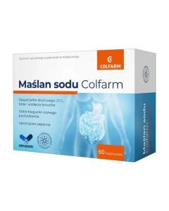Maślan sodu Colfarm, kaps., 60 szt
