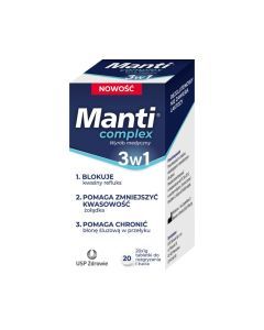 Manti Complex, tabl.do rozgr,żucia, 20 szt