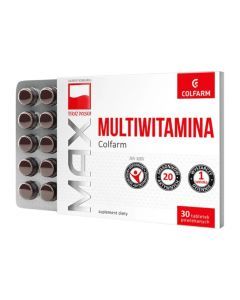 Max Multiwitamina Colfarm, tabletki, 30 szt.
