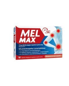 Mel Max, 15 mg, tabl.uleg.rozp.w j.ustn., 10 szt