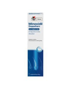 Minoxidil Doppelherz Dla mężczyzn,50mg/g,piana n/sk.,60g