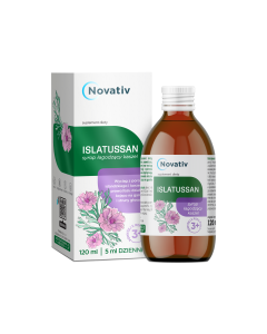 Novativ Islatussan, syrop łagodzący kaszel, 120 ml