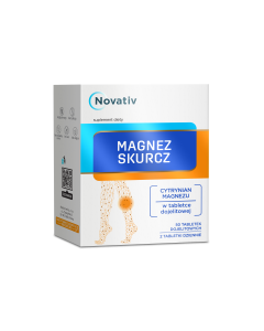 Novativ Magnez Skurcz, tabletki dojelitowe, 50 sztuk
