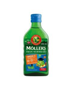 Mollers Tran Norweski, aromat owocowy, 250 ml