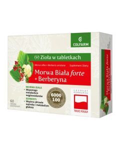 Morwa Biała forte + Berberyna, tabletki, 60 szt.