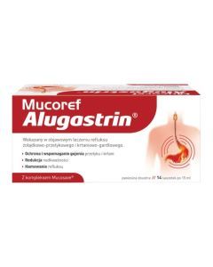 Mucoref Alugastrin, prosz., 14 sasz.