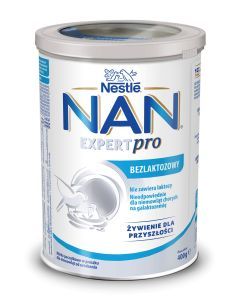 Mleko NAN Expertpro bezlaktozowy proszek, od urodzenia, 400 g