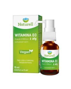 Naturell Witamina D dla dzieci, krople, 15 ml