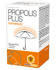 Propolis Plus, tabletki, bez cukru, 100 szt.