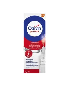 Otrivin ipra Max, (0,5 mg + 0,6 mg)/ml, aer.do nosa, 10ml