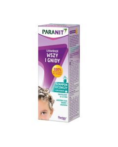 Paranit Szampon leczniczy+grzebien,p/wszom i gnidom, 200 ml