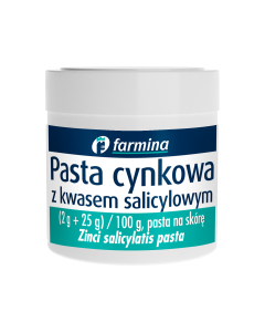 Pasta Lassara, (Avena), maść cynkowa z kwasem salicylowym, 20 g