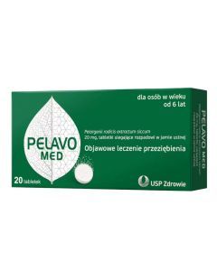 Pelavo Med, 20 mg, tabl.uleg.rozp.w j.ustn., 20 szt