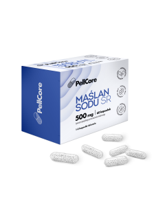 PellCore Maślan sodu SR, 500 mg, kaps.,60 szt