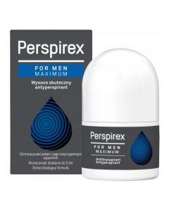 Perspirex for Men Maximum, antyperspirant dla mężczyzn, 20 ml