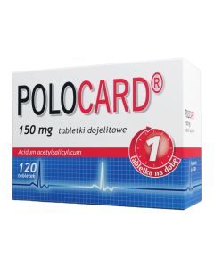 Polocard,150 mg, tabl.dojelit.,120szt