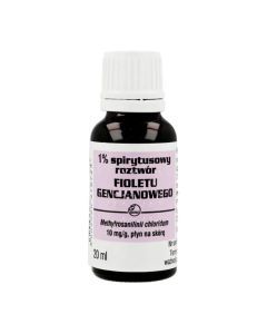 Pyoctanina (Gencjan.fiolet),1%,roztw.spiryt.,(Gemi), 20 ml