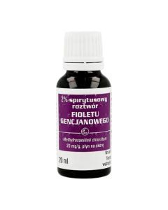 Pyoctanina (Gencjan.fiolet),2%,roztw.spiryt.,(Gemi), 20 ml