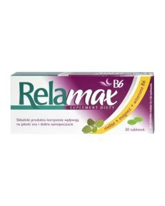 Relamax B6, tabletki powlekane, 30 szt.