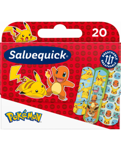 Salvequick Pokemon, plastry dla dzieci, 20 szt.