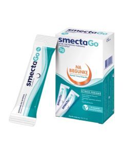 Smecta Go, 3 g, zaw.doustna, sm.karmel-kakaowy, 8sasz.