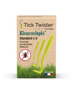 Tick Twister Kleszczołapki, przyrząd do usuwania kleszczy, 3 szt.