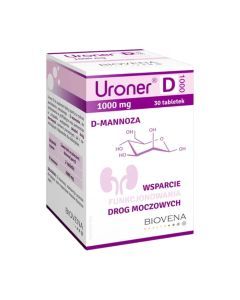 Uroner D, tabl., 30 szt