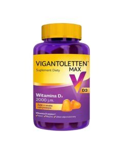 Vigantoletten Max, zelki, o smaku cytrynowym, 60 szt