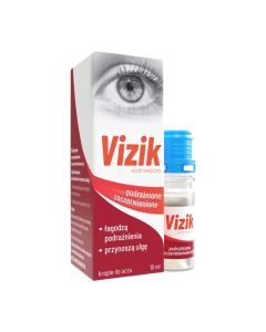 Vizik, krople, na podraznione i zaczerwienione oczy, 10 ml