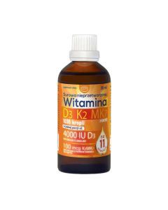 Witamina D3 K2 MK7, krople, 30 ml