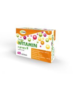 Zestaw witamin z grupy B, 60 szt.
