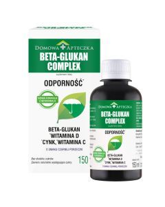Beta-Glukan Complex, Odporność, cynk, wit.C i D, płyn, 150 ml
