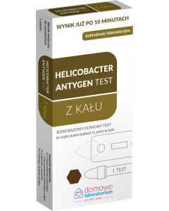Test Helicobacter Antygen,wykr.antyg.Hel.Pylor.w kale,1szt