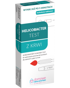 Test Helicobacter,wykryw.Helicob.Pylori w krwi,1szt