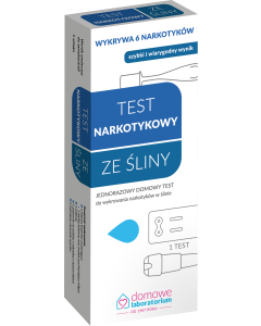 Test do wykryw.narkotykow w slinie, 1 szt