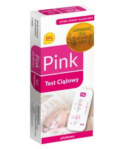 Test Ciążowy PINK płytkowy, 1 szt.