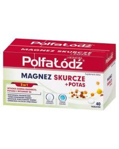 Magnez Skurcze + Potas, tabl., 40 szt