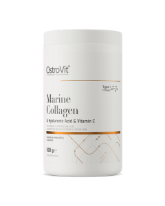 OstroVit, Kolagen Morski + Kwas Hialuronowy + Witamina C, 500 g