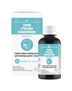 Syrop z Porostu Islandzkiego, syrop, 165 ml