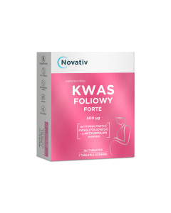 Novativ Kwas foliowy forte, tabl., 90 szt